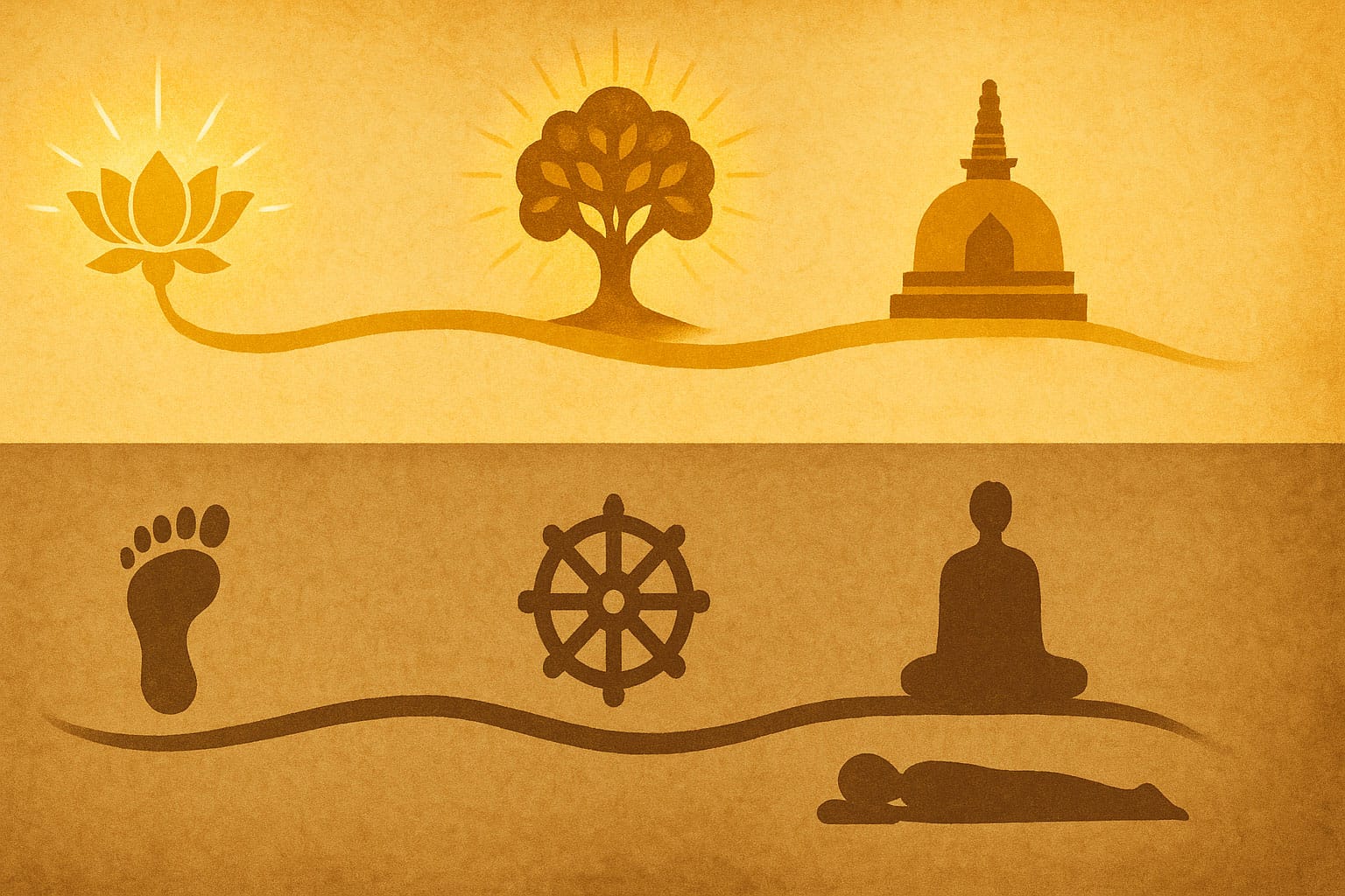 Das Leben Buddhas: Vergleich